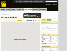 Tablet Screenshot of infotransit.racc.cat