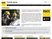 Tablet Screenshot of full-rescat.racc.cat