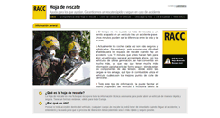 Desktop Screenshot of hoja-rescate.racc.es